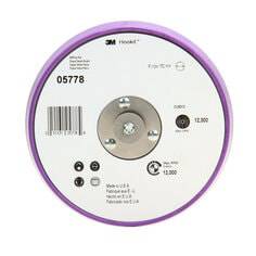 3M Hookit Painter's Disc Pad, 0.6-inch backup pad for sanding and polishing, durable and compatible with various power tools.