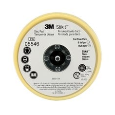 3M Stikit AB05546 - Backup Pads Stikit 05546 Finishing Tan 6xNo Hole 7100029070 - eGrimesDirect