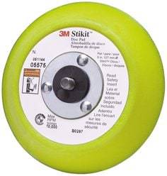 3M Stikit Disc Pad 05575 backup pad, 5-inch diameter, 3/4-inch height, 5/16-24 external threads for sanding and polishing.