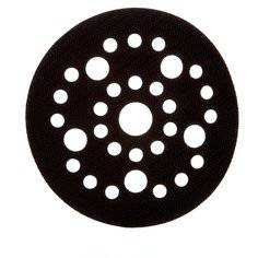 3M AB20443 clean sanding disc pad hook saver backup pad with 5-inch diameter, 3/4-inch size, and 31 holes for sanding tools.