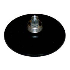 3M AB28474 Roloc Disc Pad, hard backup pad, 4-inch diameter, with 3/8-24 internal threading for industrial grinding and sanding.