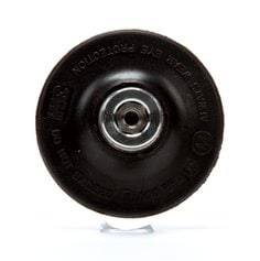 3M AB45092 Backup Pads Roloc medium size, 3-inch diameter, used for sanding and grinding applications.