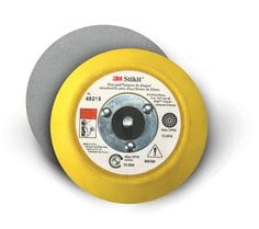 3M Stikit AB45215 - Backup Pads Stikit 45215 Silverface 5xNo Hole 7100035128 - eGrimesDirect