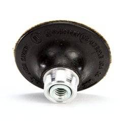 3M AB77724 Roloc disc pad, medium backup pad for grinding and polishing, with 1 inch diameter and 1/4-20 inch internal thread