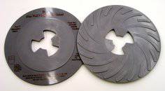 3M AB80516 disc pad face plate with ribbed surface, 7-inch medium grey backup pad for polishing and sanding tools.