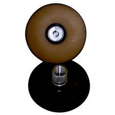 3M AB83980 Roloc Disc Pad 8398 Extra Hard, 4-inch backup pad with 5/8-11 internal threading for grinding and polishing.