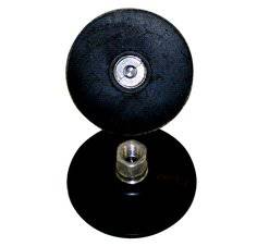 3M AM23495 Roloc disc pad backup pad, hard 4-inch size with 5/8-11 internal threads for industrial grinding and polishing.