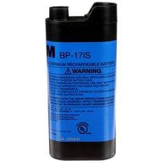 3M BP-17IS blue battery pack showing multiple batteries with 3M branding for portable power and device compatibility.