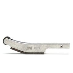 3M AB28374 curved file belt sander attachment arm for belt sander accessories, shown with its curved metal arm design.