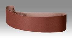 3M AB17851 cloth belt for bench top sanding, 6-inch by 48-inch, 80 YF weight, suitable for industrial grinding and finishing.