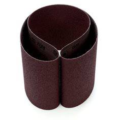 3M AB66630 6x48 inch sanding belt with 50 grit aluminum oxide, heavy cotton backing, for bench top sanding applications.