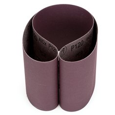 3M AB66636 - 6 Inch x 48 Inch Sanding Belt 120 Grit 341D Aluminum Oxide x Heavy Cotton Backing 7000118868 - eGrimesDirect