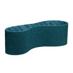 3M Scotch-Brite SB26099 non-woven bench top belts with scrim backing, very fine grit, 6x48 inches for surface finishing.