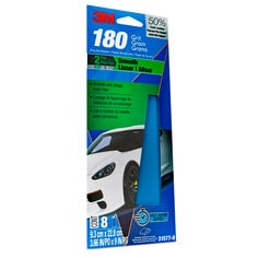 3M 31577-8 - Blue Sandpaper 180 Grit - 3.66 Inch x 9 Inch 7100227378 - eGrimesDirect