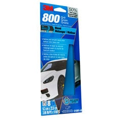 3M 31581-8 - Blue Sandpaper 800 Grit - 3.66 Inch x 9 Inch 7100227387 - eGrimesDirect