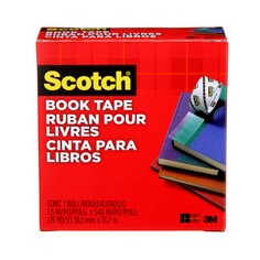3M Scotch 845-150 - Book Repair Tape Clear (1.5 Inch x 15 Yards) 7010408190 - eGrimesDirect