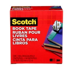 3M Scotch 845-200 - Book Repair Tape Clear (2 Inch x 15 Yards) 7010408215 - eGrimesDirect