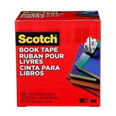 3M Scotch 845-300 - Book Repair Tape Clear (3 Inch x 15 Yards) 7010408123 - eGrimesDirect