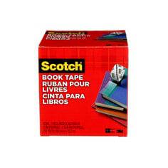 3M Scotch 845-96 clear book repair tape, 4-inch by 15 yards, used for book binding and repair.