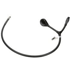 Black 3M SA-1500 dual airline front-mounted breathing tube for respiratory protection, shown with connectors and flexible tubing.