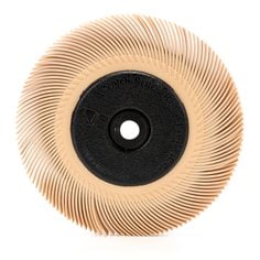 3M Scotch-Brite SM46180 - Radial Bristle Brush BB-ZB 6 Inch x 7/16 Inch x 1 Inch (6 Micron) With Adapter 7000046180 - eGrimesDirect