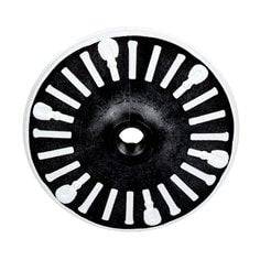 3M Scotch-Brite SB24243 bristle disc with 4.5-inch diameter and 120 grit, used for surface finishing and grinding.