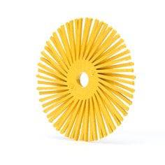 3M Scotch-Brite SB24277 Roloc Radial Bristle Disc, 3-inch diameter, 80 grit abrasive disc for surface grinding and cleaning.