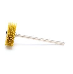 3M Scotch-Brite SB25755 radial bristle disc with 3/4 inch diameter, 1/16 inch grit for surface grinding and finishing.