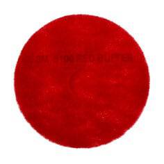 3M Red Buffer Pad 5100, 17-inch buffing pad for polishing and finishing surfaces, designed for industrial use.