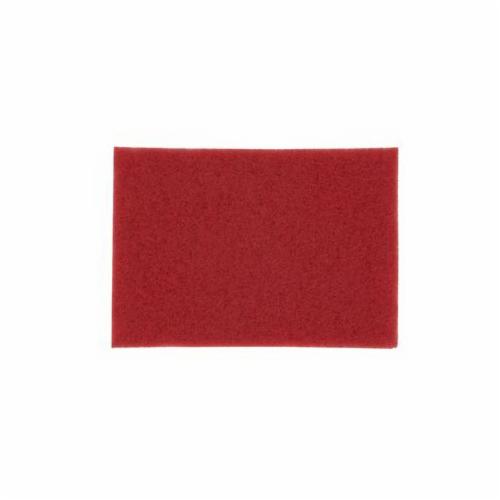 3M F-5100-RED-28X14 - Red Buffer Pad 5100 28 Inch x 14 Inch 7000052518 - eGrimesDirect