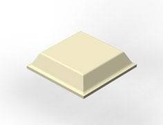 3M Bumpon SJ5008-WHT white protective bumpers showing their round shape and adhesive backing for surface protection.
