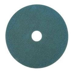 3M Aqua Burnish Pad 3100, 20-inch (508mm) for floor polishing, shown in the image with blue abrasive surface.