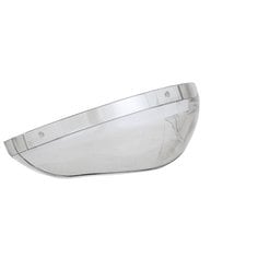 3M 82542-00000 clear chin protector, replacement part for CP8 safety helmet, made of transparent material.