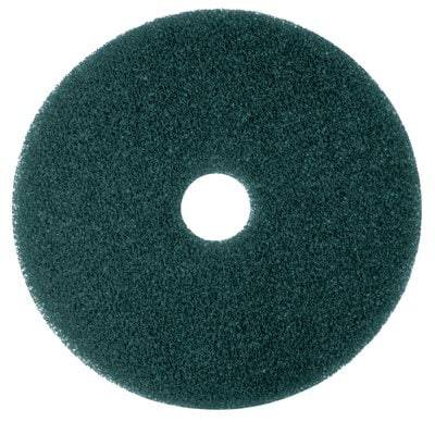 Blue 3M F-5300-BLU-12 cleaner pad, 12-inch (305 mm) diameter, designed for surface cleaning and polishing.