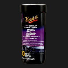 3M Meguiar G13600C - QUIK DETAILER INTERIOR WIPES 18 CM X 20 CM (7 Inch X 8 IN) 7100216357 - eGrimesDirect