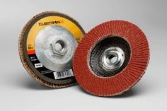 3M AM04921 - 4-1/2 Inch Diameter x 7/8 Inch Arbor 60+ Grit 969F Ceramic Alumina Fibre Closed Coat Disc 7100104921 - eGrimesDirect