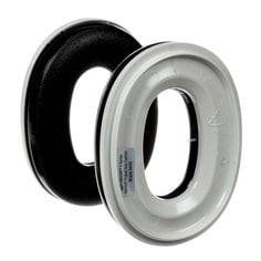 3M Peltor 393-3005-2 communication earmuff with probed test cushions, shown in close-up view.