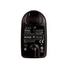 3M Peltor ACK08 Litecom Pro II Li-Ion intrinsically safe communication battery for radio headsets, black and compact design.