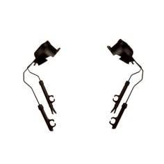 3M Peltor ARC communication attachments for left and right sides, compatible with hearing protection devices.