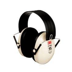 3M Peltor H6F/V - OPTIME 95 Over-The-Head Folding Earmuffs (Black/Tan) 7000002328 - eGrimesDirect
