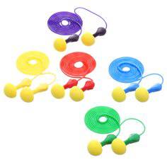 3M E-A-Rsoft E-A-R Express Pod Corded Earplugs in yellow and blue with cord for noise protection.