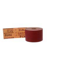 3M 01687 120 Grit Aluminum Oxide Sanding Roll with Stikit attachment, 2-3/4 inch x 25 yards, for cut sanding sheets.