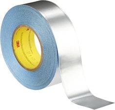 3M vibration damping tape 435 in silver, 6-inch x 36-yard damping foil with 13.5 mil thickness for vibration reduction.