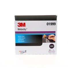 3M 1999 - Wetordry Abrasive Sheet 401Q 3000-grit Aluminum Oxide (9 Inch x 11 Inch) 7000045545 - eGrimesDirect
