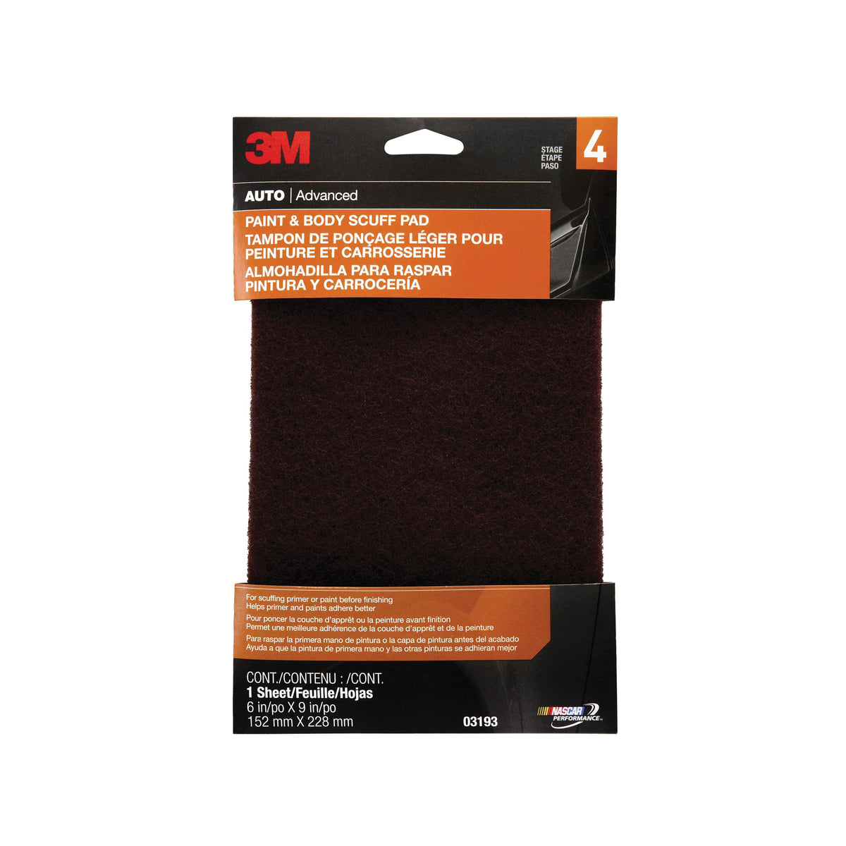 3M 03193NA - Paint and Body Scuff Pad 7100155462 - eGrimesDirect
