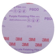 3M 30668 - 3M 6INx1200-grit Hookit Purple Finishing Aluminum Oxide Film Abrasive Disc 260L 3M 7100122780 7100122780 - eGrimesDirect