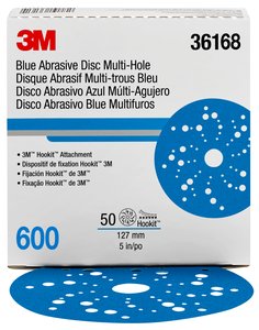 3M 36168 - 321U Hook Disc MHBlue 5 IN 600 3M 7100091241 7100091241 - eGrimesDirect