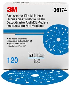 3M 36174 - 321U Hook Disc MHBlue 6 IN 120 3M 7100091245 7100091245 - eGrimesDirect