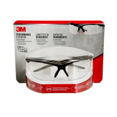 3M 47070H1-DC - 3M Performance Eyewear Classic Design Black &amp; Grey Frame Clear Anti-fog Lens 4/Case 3M 7100166606 7100166606 - eGrimesDirect