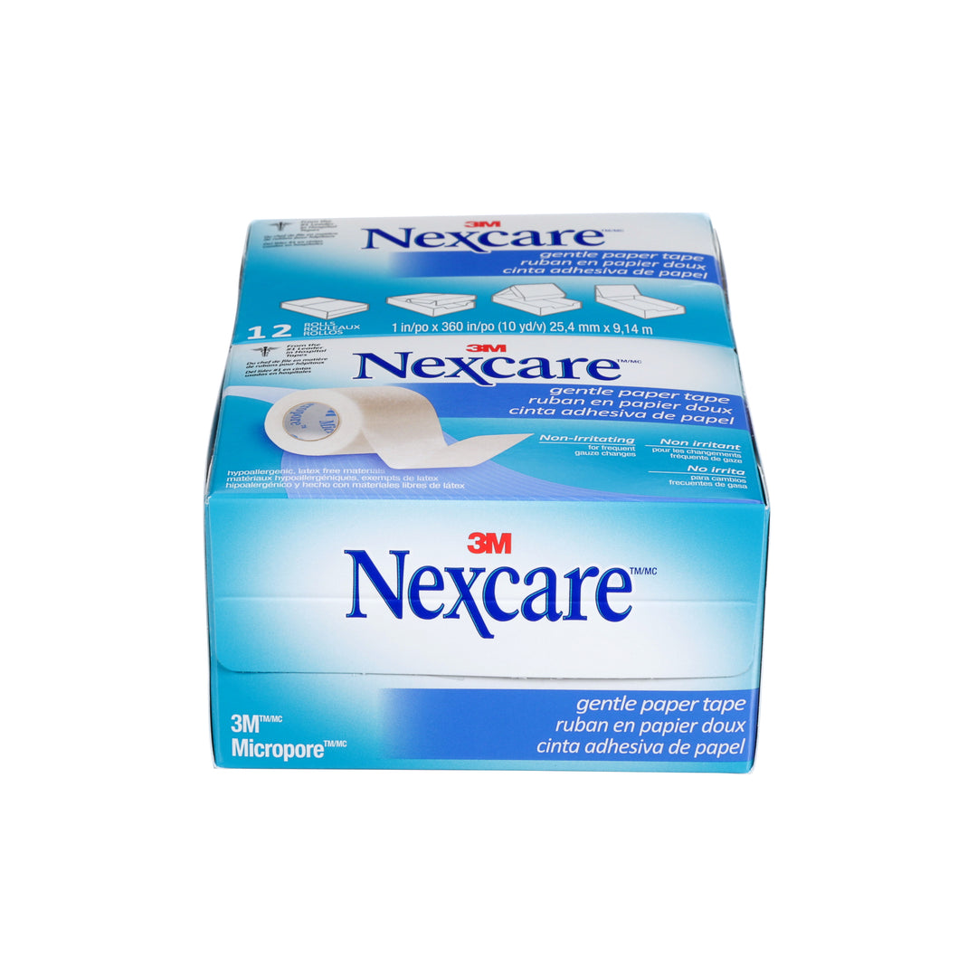 Nexcare ES AID 530-P1 inner carton of 12 rolls pictured; sold by case of 36 rolls (3 cartons)